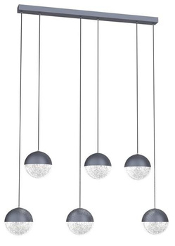 LAMPA SUFITOWA WISZĄCA CANDELLUX APETI FURNI CZARNY 4000K