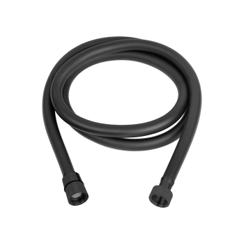 WĄŻ NATRYSK. 150 CM, DARK, CZARNY, PVC, ANTI-TWIST