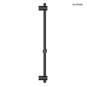 Oltens Alling drążek prysznicowy 60 cm czarny mat 37300300