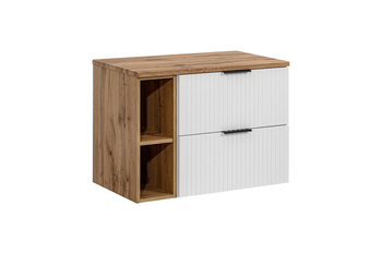 Zestaw meblowy 80cm z blatem Adel White – SET -ADW B 80 CM 81-01 WOTAN