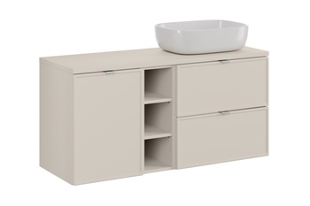 Zestaw meblowy 120cm z blatem i umywalką nablatową Smile Bella Cashmere – set-bc b cashmere 120cm un smile 50 lb