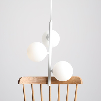 LAMPA WISZĄCA FIN 3 WHITE S