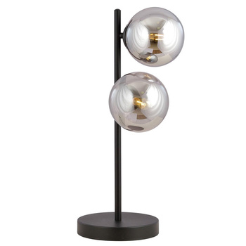 Lampka nocna do sypialni kule 2x40W grafit 875/LN2 ROSSI LN2