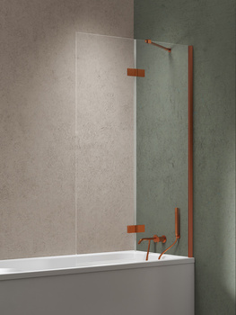 Parawan nawannowy 110x150 – Miedziany, szkło 6 mm (P-0253) | New Trendy