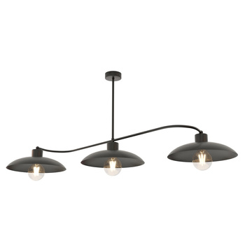 Lampa sufitowa Foster czarna 3xE27 salon EMIBIG 1353/3