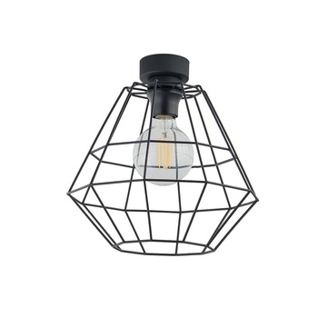 Diamond New czarna lampa sufitowa 1xE27