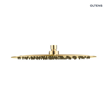 Oltens Vindel deszczownica 30 cm okrągła złoty połysk 37000800