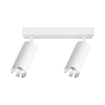 Oprawa Mica Spot Biały + Chrom 2xGU10