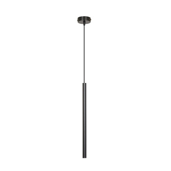 Czarna pojedyncza lampa wisząca tuba 30W 552/1 SELTER 1