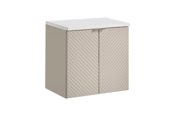 Zestaw meblowy 60cm z blatem Viva Cashmere – set-vic b white 60cm d