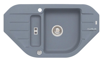 ALVEUS NIAGARA 60 zlewozmywak granitowy steel  4126004