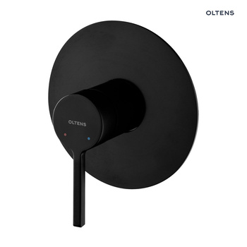 Oltens Rann bateria prysznicowa podtynkowa czarny mat 33107300