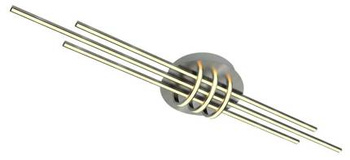 LAMPA PLAFON CANDELLUX APETI NAKSOS LED SATYNA NIKIEL 4000K