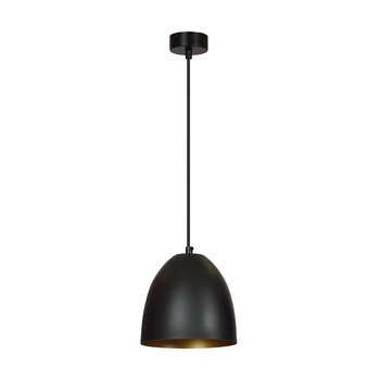 ZWIS lampa wisząca czarny/złoty 60W 18cm 410/1 LENOX 1
