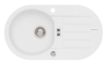 ALVEUS NIAGARA 40 zlewozmywak granitowy biały  1124011