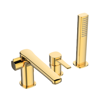 BATERIA WANNOWA 3 OTWOROWA GLAMOUR INVENA TREND ZŁOTA