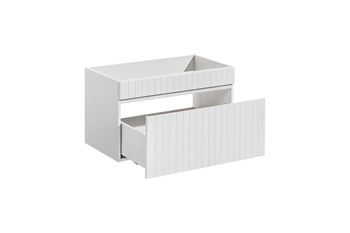 Szafka łazienkowa Comad 80cm 1 szuflada Biały – ICONIC WHITE 82-80-D-1S