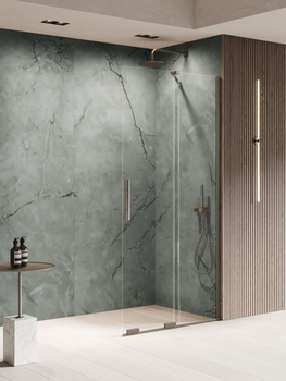 Walk-in 100x200 – Gunmetal, szkło 8 mm (EXK-7941-WU) | New Trendy