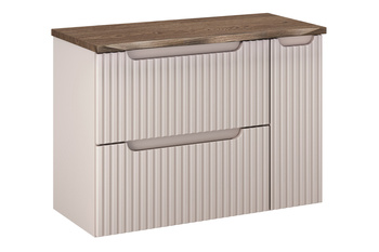 Zestaw meblowy 80cm z blatem SET-NOC B NAT CASELLA 80CM LC