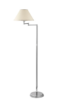 BEGAMO lampa podłogowa srebrna łamana chromowana 1586