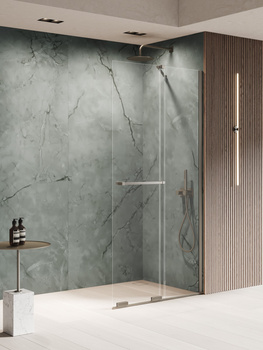 Walk-in 140x200 – Gunmetal, szkło 8 mm (EXK-7954-WU) | New Trendy