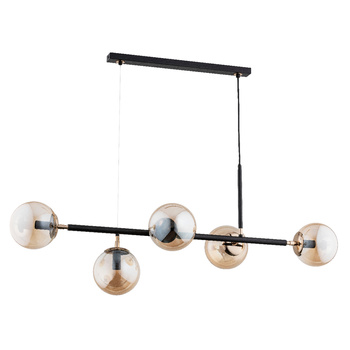 Wisząca lampa 5-punktowa DANSA 63020 CZARNA