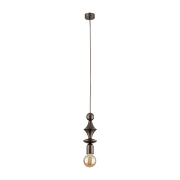 TOWER BROWN LAMPA WISZACA 1XE27