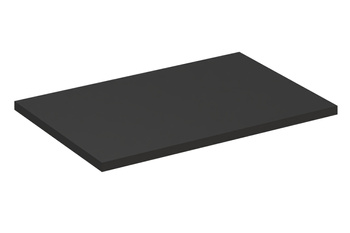 Blat 80 cm Czarny Mat Comad (BLACK 89-80-46 L)