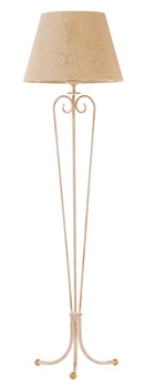 SOFIA klasyczna lampa podłogowa złoty abażur 1595