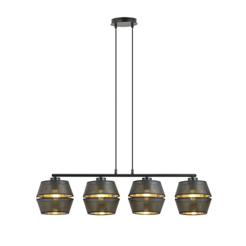 Stylowa lampa wisząca ze złotymi elementami MALIA 1185/4