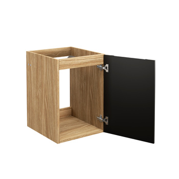 Szafka pod blat 40cm 1 Drzwi LUXOR BLACK 81-40-1D