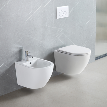 BIDET WISZĄCY LIMNOS, BIAŁY