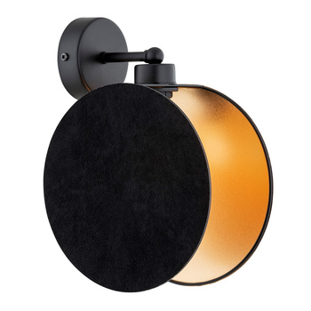 Kinkiet w stylu glamour MOTIF K1 BLACK/GOLD 1325/K1