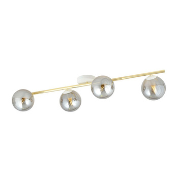 Modernistyczna lampa sufitowa SPLENDI 4 WH GRAFIT 1247/4