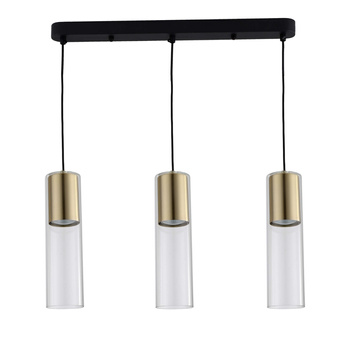 Lampa wisząca Manacor złota 3xGU10