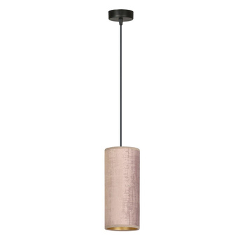 Tuba z abażurem 10cm 1x60W różowy/złoty 1061/1 1