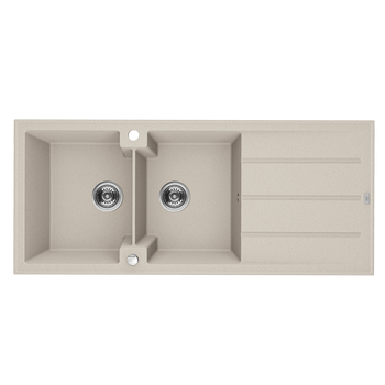 Canaria - zlewozmywak 2-komorowy z ociekaczem