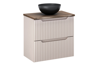 Zestaw meblowy 60cm z blatem i umywalką nablatową Domi SET-NOC B NAT CASELLA 60CM UN DOMI