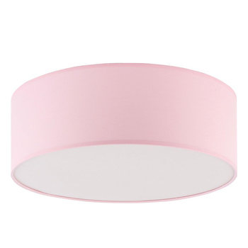Okrągła oprawa do pokoju dziecka 38cm 15W 4xE27 biały/różowy RONDO 3228 TK Lighting