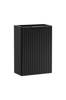 Comad szafka pod umywalkę 20x40cm 1 drzwi Czarny Mat – ADEL BLACK 82-40-B-1D