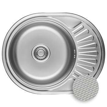 NORMAL zlewozmywak jednokomorowy z półociekaczem