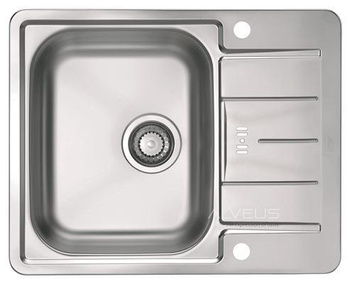 ALVEUS LINE MAXIM 60 zlewozmywak stalowy satynowy  1085959