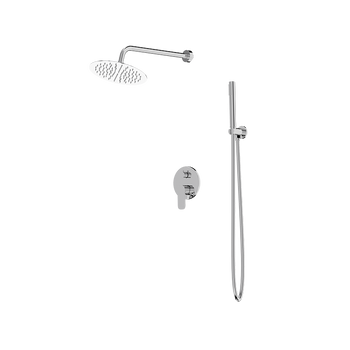 Podtynkowy zestaw prysznicowy z deszczownicą Spark Chrome