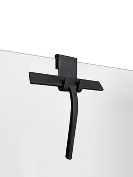 Akcesorium łazienkowe 23x22 – Czarny, szkło mm (AK-0025) | New Trendy