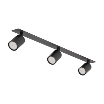 NEX BLACK 3XGU10 LAMPA SUFITOWA PODTYNKOWA