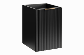 Szafka pod blat 40cm z koszem na pranie ADEL BLACK 81-40-1DK
