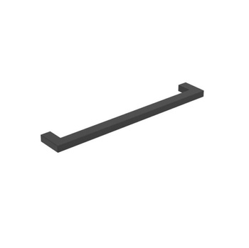 Defra Uchwyt Latte Metalowy dwupunktowy, kolor- czarny mat - 20,2 cm 190-H-00056