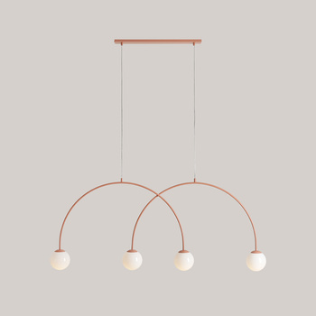 LAMPA WISZĄCA UNA 4 CORAL L