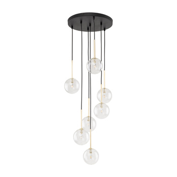 Lampa wisząca Nilos Black/ Gold 5362 TK Lighting