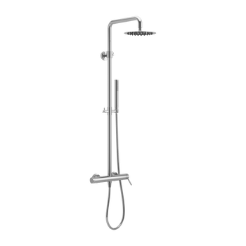 PI zestaw prysznicowy ścienny z deszczownicą 25 cm, chrom